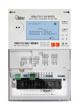 НЕВА СТ411 545 BPIO22 Трёхфазный многофункциональный счётчик